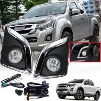 ราคา ไฟตัดหมอก ไฟสปอร์ตไลท์ รุ่น อีซูซุ ดีแม็กซ์ ALL NEW ISUZU D MAX DMAX ปี 2016 2019 พร้อมครอบ สีดำ ขอบโครเมี่ยม และชุดสายไฟ 1 ชุด (7686834723)