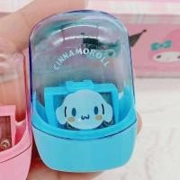 ราคา กบเหลาดินสอ ลายการ์ตูน มี 2 ช่อง แบบใส พร้อมที่เก็บเศษไม้ (21271727291)