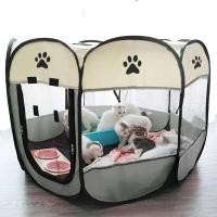 ราคา Portable Folding Tent Dog House Octagonal Cage For Cat Tent Playpen Puppy Kennel Easy Operation Fence Outdoor Big Dogs House (13464051750)