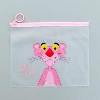 ราคา พร้อมส่ง กระเป๋าดินสอ กันน้ำ Pink panther ซองซิปล๊อค (20237409758)