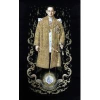 ราคา ผ้่ากำมะหยี่พิมพ์ ร 5 ร 9 ร 10 ของบูชา มงคล ผ้ากำมะหยีอย่างดีแต่งเกร็ดเพชรวิบวับ สำหรับนำไปใส่กรอบรูป ขนาดภาพ 16x27 นิ้ว (8213587167)