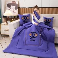 ราคา huowa 2 in 1 หมอนผ้าห่มแบบพับได้ ผ้าห่มในรถสำนักงาน (20683713310)