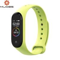 ราคา MIJOBS Mi Band 4สำหรับ Mi Band 4 Mi Band 3ซิลิโคนสายรัดข้อมือเล่นกีฬาสร้อยข้อมือสำหรับ Xiaomi Smart Band (2263852555)