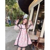 ราคา Jungkook พร้อมส่ง M 2XL Ai4 dress เดรส เดรสสั้น เดรสสีขาว เดรสสีน้ำเงิน เดรสสีชมพู เดรสสาวอวบ เดรสลายดอกไม้ เดรสน่ารักๆ ใส่ไปงานแต่ง ใส่ไปเที่ยว ใส่ไปทะเล สเสื้อแขนยาว แต่งระบายแต่งลูกไม้ ? ? ? ? ? ? 