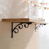 ราคา 2Pcs Wall Mounted L Shaped Angle Bracket Multifuntional Brace Shelf Brackets Decorative Shelf Brackets Wall Brackets (20516208063)