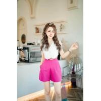 ราคา กางเกงขาสั้นเอวเว้างานป้ายbeer oilทรงเอวสูงเนื้อผ้าดีทรงสวย กางเกงขาสั้นผู้หญิง กางเกงแฟชั่นผู้หญิง กางเกงมีไซส์ กางเกงขาสั้นเอวสูง (19450303923)