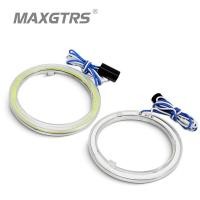 ราคา 2x Angel Eye COB LED Chip Motorcycle Car Light Halo Rings Auto Headlight Fog Car LED Bulb Lighting DRL (10532320130)