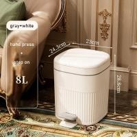 ราคา KS ถังขยะ ที่เก็บขยะ ถังขยะใช้ในบ้าน ถังขยะพลาสติก ถังขยะแบบทึบ มีฝาปิด มีฝาปิด (19694954266)
