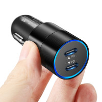 ราคา Olaf Dual USB C Fast Car Charger 40W 2พอร์ต Type C PD Car Phone Charger สำหรับ iPhone 13 12 11 Pro Max Samsung Power Adapter ในรถยนต์ (16316941277)