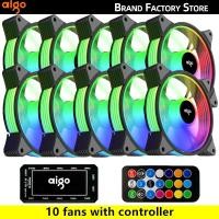 ราคา Aigo AR12 120mm PC พัดลมเคสคอมพิวเตอร์ RGB ฮีทซิงค์ Aura พอร์ต SATA 12cm เย็นตัวควบคุมแบบเงียบ armb พัดลมระบายความร้อนระบายอากาศ (21164741157)