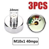 ราคา คลังสินค้าพร้อม COD 3ชิ้น ล็อตพีซีพีอากาศปั๊ม Luminous Mini Gauge 5MPA 10MPA 20MPA 30MPA 35MPA 40Mpa M8x1 M10X1 Thread Air เครื่องควบคุมปั๊มวาล์ว Din อะไหล่ (1248790934)