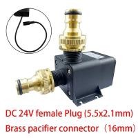 ราคา ปั๊มน้ำขนาดเล็ก DC 12V 19W 800L ชม มอเตอร์แบบไร้แปรงถ่าน Air mancur kolam ปั๊มน้ำสำหรับตู้ปลาสวน (21171233385)