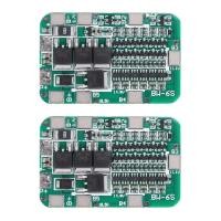 ราคา 2X 6S 15A 24V PCB BMS Charger Protection Board for 6 18650 Li Ion Lithium Battery Cell Module DIY Kit (18993659720)