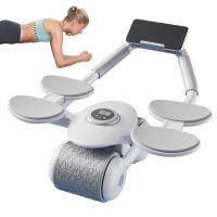 ราคา Automatic Rebound Ab Roller Exercise Roller Auto Rebound Workout Wheel For Core Strength with Timer Plank Ab Roller Wheel Home Workout Equipment for Core Strengthening frugal (20682408189)