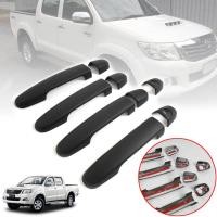 ราคา ครอบมือจับ ครอบมือเปิดประตูรถยนต์ รุ่น โตโยต้า วีโก้ แชมป์ TOYOTA VIGO CHAMP ปี 2012 2015 สี ดำด้าน 4 ชิ้น (7680419120)
