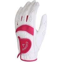 ราคา Callaway Womens X Tech Golf Glove Left Hand White Pink Medium (20705011594)