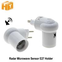 ราคา E27 Lamp Base Radar Microwave PIR Human Body InfraRed Motion Sensor E27 Lamp Holder Socket (10484601971)