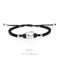 ราคา T B กำไลเงิน999ชายและหญิงสร้อยข้อมือคู่รักแฟนบอลลายดอกพีชสวัสดีคิตตี้เงินสเตอริงสีแดงสเตอร์ลิงสำหรับนักเรียนสร้อยข้อมือคริสตัล (19744092443)