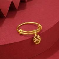ราคา แหวนทอง18K สำหรับผู้หญิงแหวนขยายหน้ายิ้มมีจี้สายบางปรับได้สำหรับสุภาพสตรีสาวๆ (17025725559)