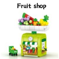 ราคา ความคิดสร้างสรรค์ Wekki so good shop MOC บล็อกตัวต่อก๋วยเตี๋ยวเค้กนมร้านไอศกรีม Mini street view โมเดล DIY ปริศนาประกอบของเล่นของขวัญวันเกิด (18832765344)