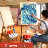 ราคา ขาตั้งวาดรูปพร้อมลิ้นชัก 150cm 190cm ขาตั้งรูปภาพ ขาตั้งวาดภาพ พร้อมส่ง น้ำมัน ไม้รองที่วาดรูป ขาตั้งวาดรูป ขาตั้งรูปภาพ ขาตั้งวาดภาพ สูง150cm 190cm (15002497798)