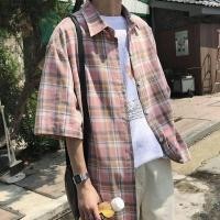 ราคา เสื้อเชิ้ตผู้ชาย หลวม เสื้อแฟชั่นผู้ชาย Oversize เสื้อเชิ้ต ใส่สบาย (16453607505)