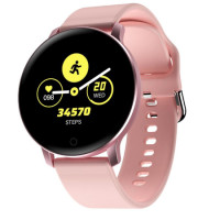 ราคา LuckyWd นาฬิกาอัจฉริยะ สีชมพู รองรับภาษาไทย รองรับทั้ง Android และ iOS สัมผัสเต็มจอ Smart Watch KW19 Pro วัดชีพจร ความดัน นับก้าว เตือนสายเรียกเข้า นาฬิกาผู้ใหญ่ นาฬิกาข้อมือ นาฬิกาเด็กสมาทวอช วัดชีพจ