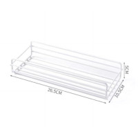 ราคา ชั้นวางของเข้ามุม ขั้นวางอเนกประสงค์ ชั้นวางของในห้องน้ำ ชั้นเข้ามุมสามเหลี่ยม ชั้นวางในครัว มีสีดำ สีขาว (11024606862)