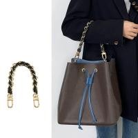 ราคา Suitable for LV neonoe bucket bag shoulder strap bag hand strap hand carry short chain woven bag belt accessory (20348878162)