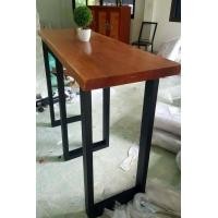 ราคา PradooSiam โต๊ะบาร์ โต๊ะบาร์สูง สไตล์ล๊อฟท์ โต๊ะบาร์ไม้ทรงสูง 105ซม โต๊ะไม้ธรรมชาติ ไม้แผ่นเดียว ขาเหล็กสีดำ โต๊ะบาร์คาเฟ่ โต๊ะทรงสูง Bar Tab (15333160172)