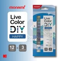 ราคา Monami Live Color DIY HAPPY ชุด 15 ชิ้น (1025228085)