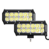 ราคา Headlight Accessories Auxbeam 2Pcs 4นิ้ว36W LED แถบแสงสำหรับทำงาน (7890607595)