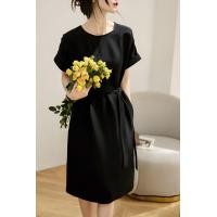 ราคา MISUMIXIU ชุดเดรสลูกไม้แขนตรงหรูหราชุดเดรสทรงหลวม2023ฤดูร้อนใหม่ (19009450577)