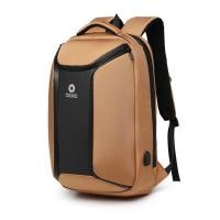 ราคา OZUKO Men Backpack Large Capacity 15 6 inch Laptop Backpack With Rain Cover Waterproof Backpacks USB Charging Male Travel Bag (13428632519)