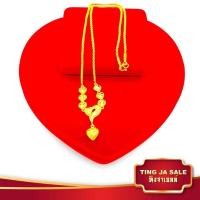 ราคา สร้อยคอทองระย้า ลายบล็อก ห้อยหัวใจ น้ำหนัก1บาท ยาว16นิ้ว ชุบทองคำแท้ 24K สินค้าขายดีพร้อมส่ง ชุบเศษทองเยาวราช งานฝีมือจากช่างเยาวราช (893438979)