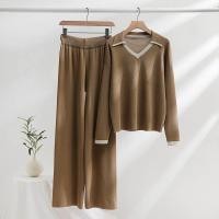 ราคา ชุดเซ็ทไหมพรม แขนยาว กางเกงขายาว No 472 (20879531455)