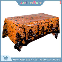 ราคา JiaShuo Baby Toy ผ้าปูโต๊ะพลาสติกแบบใช้แล้วทิ้งสำหรับวันฮาโลวีนผ้าคลุมโต๊ะทรงสี่เหลี่ยมกันน้ำ (20699721673)