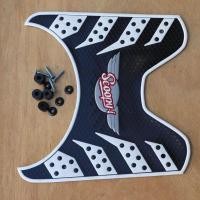 ราคา honda ยางกันรอย สกู๊ปปี้ ไอ สีขาว ลายรังผึ้ง รุ่นใหม่ (5996620066)