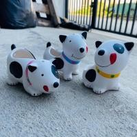 ราคา กระถางต้นไม้ เซรามิค น่ารักสําหรับตกแต่งบ้าน น้องหมา ชุด 3 ตัว 3 ท่าทาง ปลูกต้นไม้ขนาดเล็ก แคคตัส ได้ (20654743908)