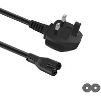 ราคา ยาว6ฟุต2 Prong Acสาย2ช่องเสียบสายไฟสำหรับPS5 PS4 Slim PS3 PS2 Xbox One Sโทรทัศน์Led LCD Samsung Lg Sharp Canon Pixma Hp Brother Epsonเครื่องพิมพ์Lexmark Dell Sony Asus Toshiba (5398852099)