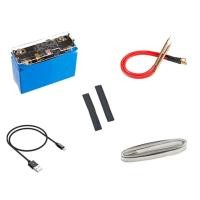 ราคา 1Set LX30 Portable Spot Welding Machine 18650 Lithium Battery Spot Welder 0 3 Nickel Welding Handheld Small Spot Welder Blue (18630476505)