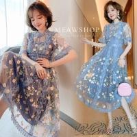 ราคา เดรสยาวงานปัก M 2XL ชุดออกงาน ชุดไปงาน เดรส งานปัก ชุดเดรสยาว ชุดราตรี ชุดแม่เจ้าสาว ชุดสวยๆ เดรสสวยๆ เดรสยาว งานป้าย The Classic (17376914891)