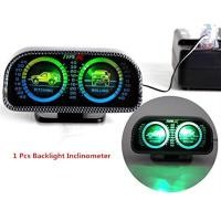 ราคา Car Adjustable Compass with Green Back Light Balancer Slope Meter Tachometer Adjustable Incline Meter Auto Car Accessories (10447349105)