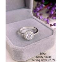 ราคา แหวนเพชรcz วัสดุเงินแท้92 5 sterling silver diamond ring (12383786686)