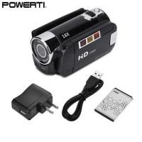 ราคา กล้องวีดีโอกล้องบันทึก DV ดิจิตอล1080P Full Hd 16MP หน้าจอหมุนได้270องศา16x การซูมดิจิตอลตอนกลางคืน (21162602622)