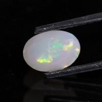 ราคา 0 65 ct ไวท์ โอปอล White opal เอธิโอเปีย ทรงไข่ (18833055855)