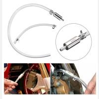 ราคา 1Set Motorcycle Brake Bleed Bleeder Fluid Hose Hydraulic Silver Brake Bleeder Tool Kit Brake Bleeder Accessories (18847436752)