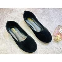 ราคา รองเท้าคัชชูสีดำ PMP รองเท้าคัชชูส้นแบน รองเท้าทำงาน (16888278863)