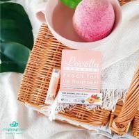 ราคา ลิปบาล์ม กลิ่นพีช Lovella Organics Peach Tart Lip Treatment (822354366)