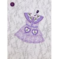 ราคา Lavender Heart Dress ชุดเดรสสั้นผ้าชีฟองพิมพ์ลาย เเต่งกระดุมหน้า ซิปหลัง ปกงานปัก เเต่งหัวใจงานปัก (21231737466)